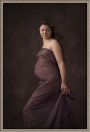 Beautiful Maternity Studio Portrait of West Linn Mom